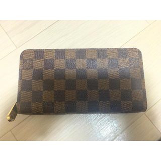 ルイヴィトン(LOUIS VUITTON)の美品 正規品 定番 ヴィトン ダミエ ジッピーウォレット 長財布(財布)