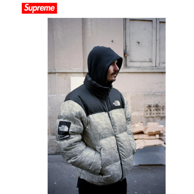 Supreme The North Face PaperPrint Nuptse