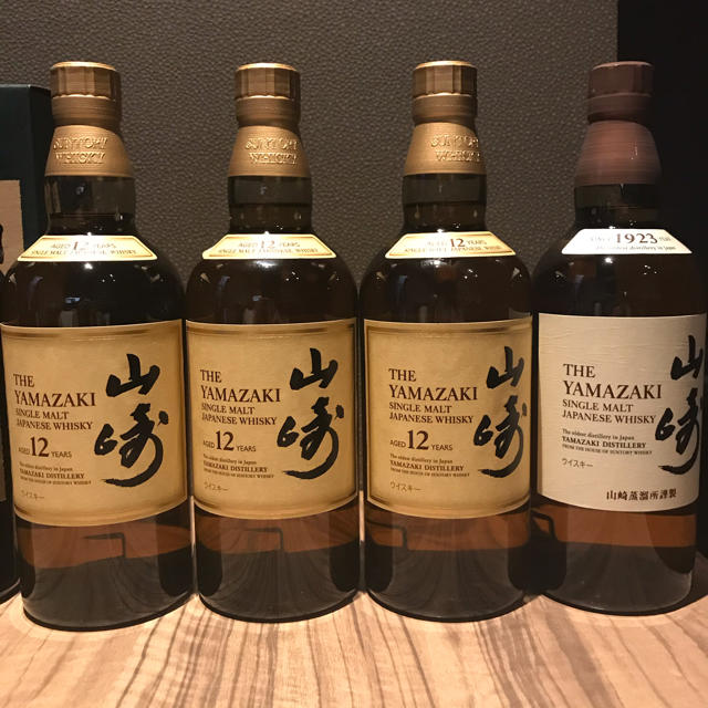 サントリー山崎12年3本・山崎1本食品/飲料/酒