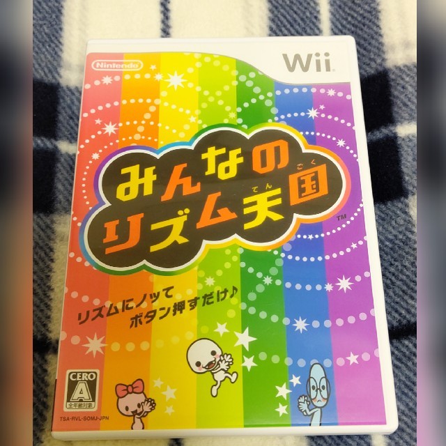 Wii(ウィー)のWii みんなのリズム天国 エンタメ/ホビーのゲームソフト/ゲーム機本体(家庭用ゲームソフト)の商品写真