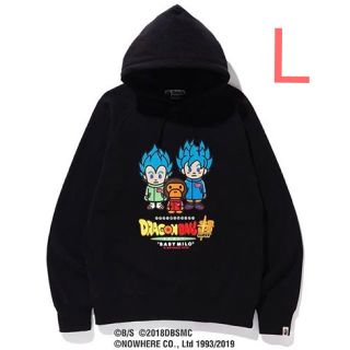 アベイシングエイプ(A BATHING APE)のBAPE DRAGONBALL SON GOKU VEGETA HOODIE(パーカー)