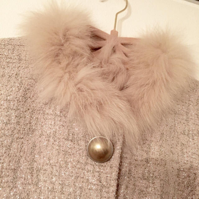 JILLSTUART - 【美品】ジル♡ツイードファーコートの通販 by so|ジル