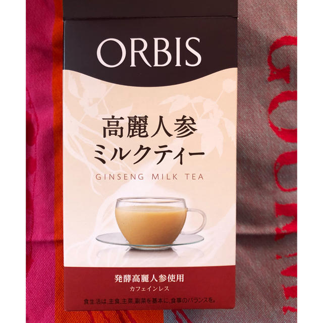 ORBIS(オルビス)の高麗人参ミルクティー オルビス   ORBIS 8本  食品/飲料/酒の飲料(茶)の商品写真