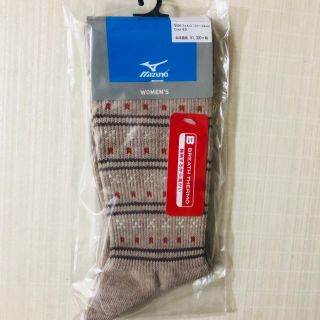 ミズノ(MIZUNO)の☆めぐっぺ様専用　新品　ミズノ　ブレスサーモ　靴下　ベージュ(ソックス)