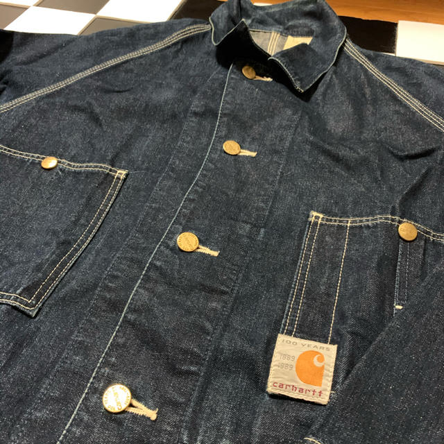 carhartt(カーハート)のcarhartt カーハート denim デニム ジャケット カバーオール メンズのジャケット/アウター(Gジャン/デニムジャケット)の商品写真