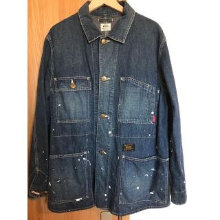 ダブルタップス(W)taps)のWTAPS railwayジャケット Mデニムカバーオール デニムジャケット(カバーオール)