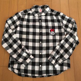 ユニクロ(UNIQLO)のユニクロ　チェックシャツ150(ブラウス)