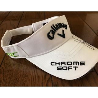 キャロウェイゴルフ(Callaway Golf)のキャロウェイ サンバイザー藤田光里直筆サイン入り(その他)