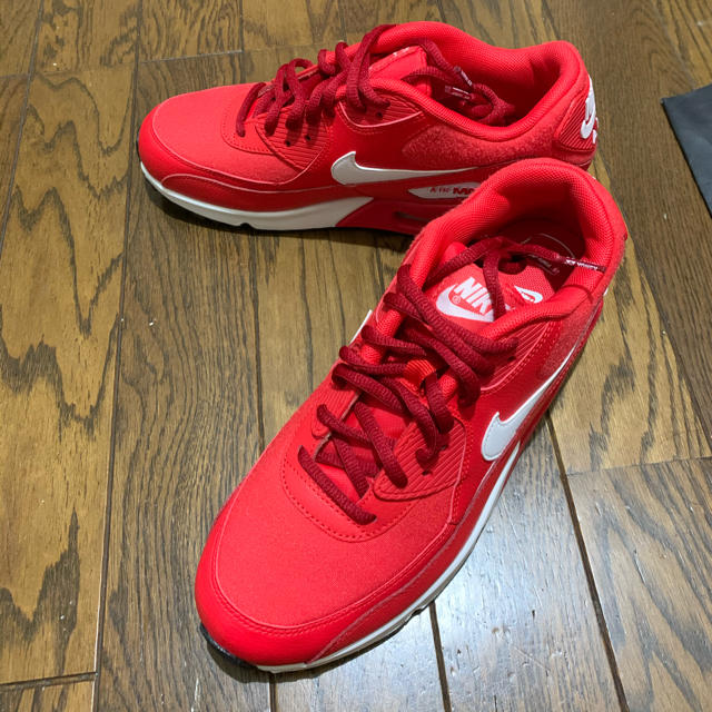 NIKE(ナイキ)のNIKE ナイキ　AIRMAX90 エアマックス　25.0cm 赤　希少カラー レディースの靴/シューズ(スニーカー)の商品写真