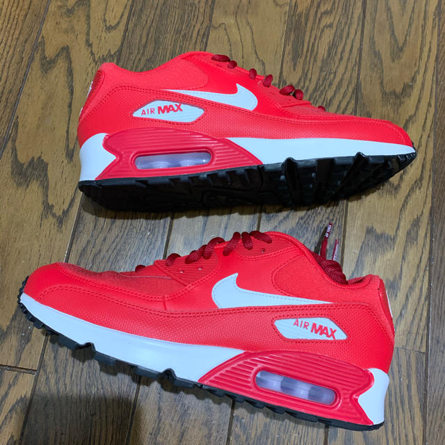 NIKE(ナイキ)のNIKE ナイキ　AIRMAX90 エアマックス　25.0cm 赤　希少カラー レディースの靴/シューズ(スニーカー)の商品写真