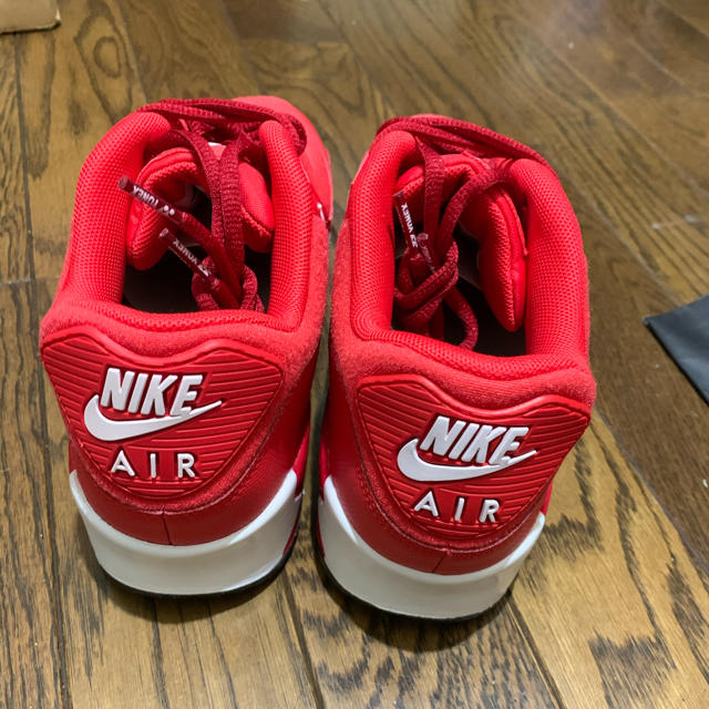 NIKE(ナイキ)のNIKE ナイキ　AIRMAX90 エアマックス　25.0cm 赤　希少カラー レディースの靴/シューズ(スニーカー)の商品写真