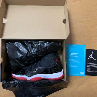 ナイキ(NIKE)のAIR JORDAN 11 BLACK/RED(スニーカー)