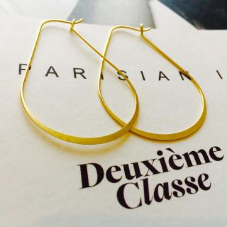 スピックアンドスパン(Spick & Span)の★新品 DEUXIEME CLASSE ドゥーズィエムクラス 楕円フープピアス(ピアス)