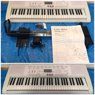 カシオ(CASIO)の⭐️casio  LK-107 光ナビゲーションキーボード⭐️(キーボード/シンセサイザー)