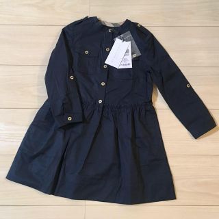 バーバリー(BURBERRY)の【新品】BURBERRY CHILDREN ネイビー ワンピース 6Y 116㎝(ワンピース)