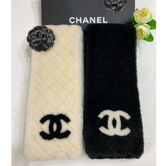 ご専用????CHANEL♡2020最新作マフラーBLACK