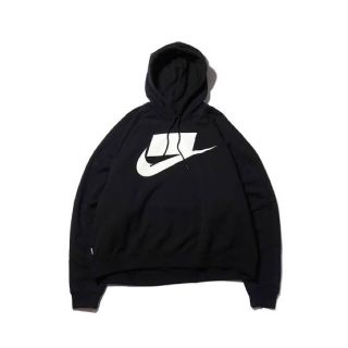 ナイキ(NIKE)のNIKE ルーズフィット パーカー hoodie ブラック サイズXL(パーカー)