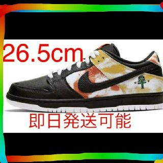 ナイキ(NIKE)のnike sb dunk low pro qs 黒 タイダイ 新品(スニーカー)