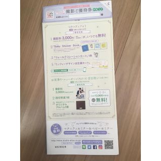 スタジオアリス　クーポン券(その他)