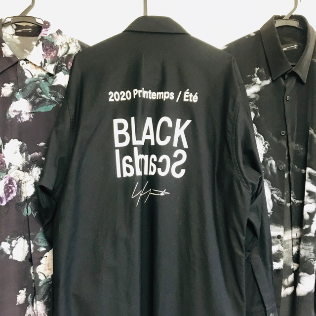 Yohji Yamamoto(ヨウジヤマモト)のYohji Yamamoto Black scandal スタッフシャツ メンズのトップス(シャツ)の商品写真