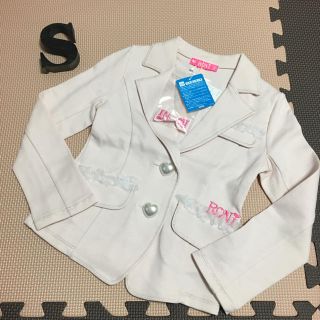 ロニィ(RONI)の新品タグ付き🌸RONI🌸テーラードジャケット🌸ピンクS(ジャケット/上着)