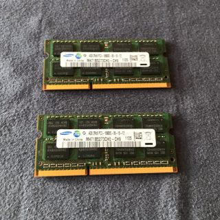 サムスン(SAMSUNG)のSamsung DDR3メモリ 8GB(ノートPC用)(PCパーツ)