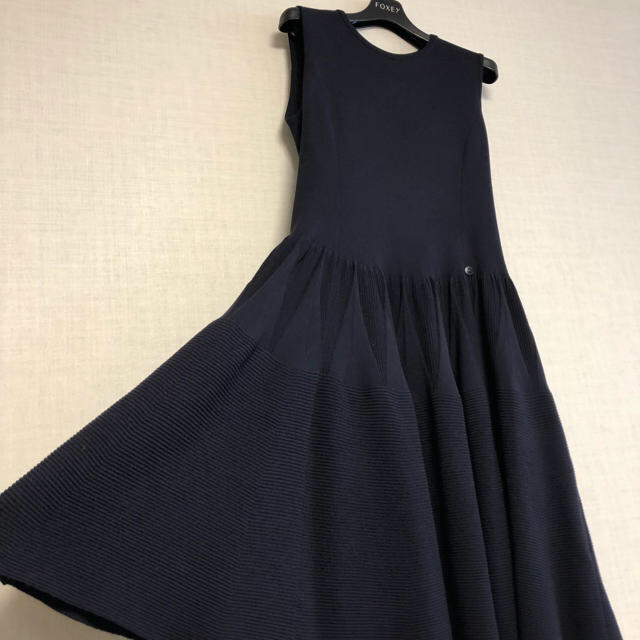 フォクシー ブティック ニット ワンピース ネイビー 40 gaunts.com.au