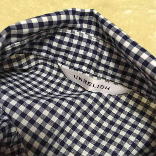 UNRELISH(アンレリッシュ)のギンガムチェックシャツ レディースのトップス(シャツ/ブラウス(長袖/七分))の商品写真