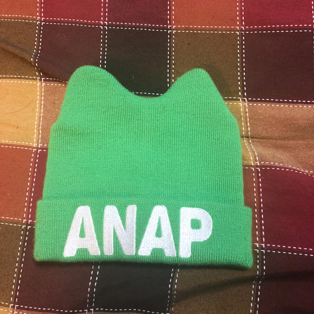 ANAP Kids(アナップキッズ)のアナップ☆ANAP   ニット帽 キッズ/ベビー/マタニティのこども用ファッション小物(帽子)の商品写真