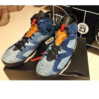 ナイキ(NIKE)のAIR JORDAN 6 WASHED DENIM 28cm(スニーカー)