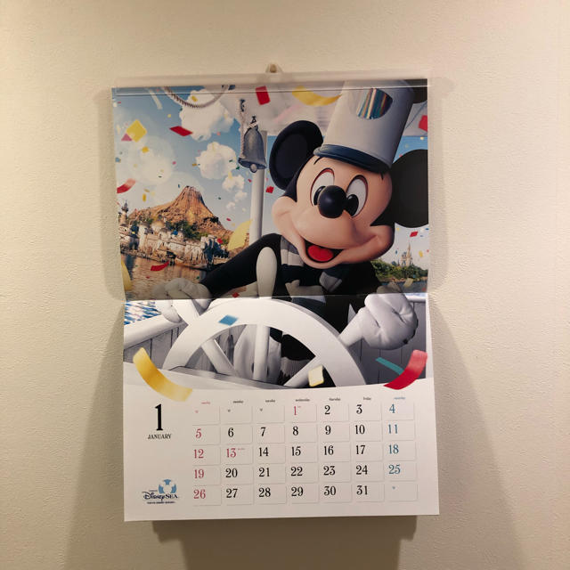 Disney(ディズニー)の非売品 2020 ディズニーリゾートカレンダー インテリア/住まい/日用品の文房具(カレンダー/スケジュール)の商品写真