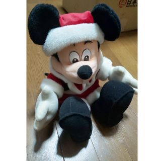 ディズニー(Disney)のミッキーマウス クリスマス ぬいぐるみ(キャラクターグッズ)