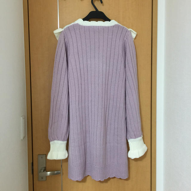 ディアマイラブ DearMyLove メイドニットワンピース ラベンダー ディアマイラブ DearMyLove メイドニットワンピース ラベンダー