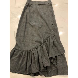 ザラ(ZARA)のZARA フリルスカート(ひざ丈スカート)