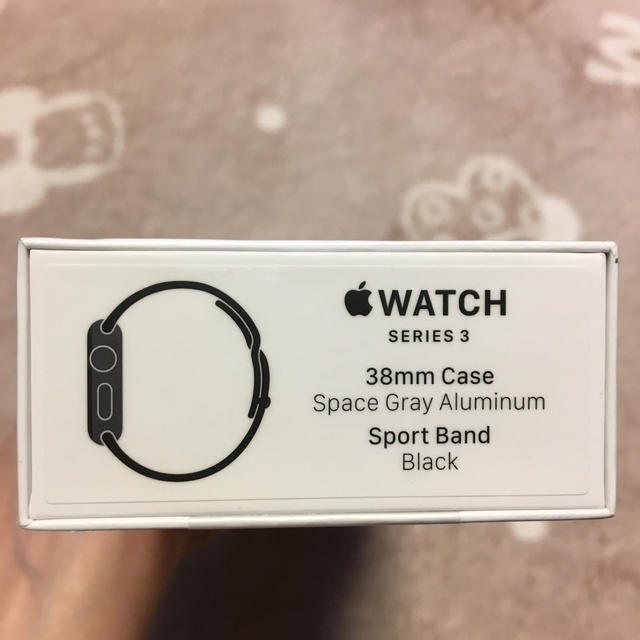 Apple Watch(アップルウォッチ)のApple Watch3 ブラック スマホ/家電/カメラのスマホアクセサリー(その他)の商品写真