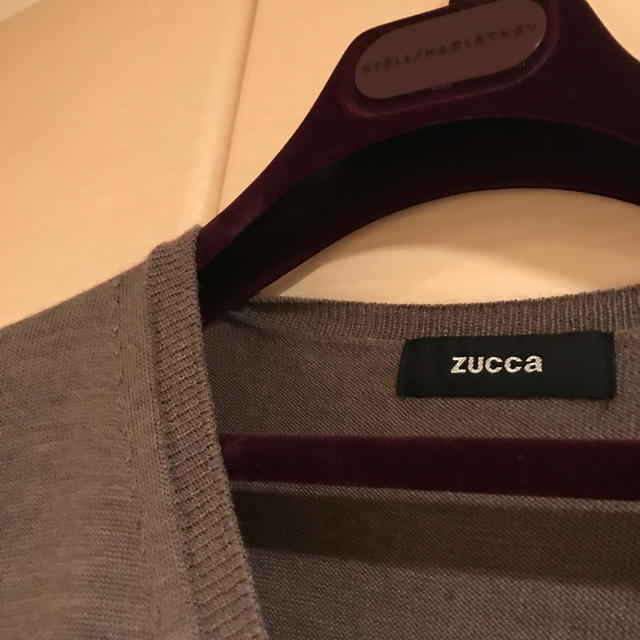 ZUCCa(ズッカ)のZUCCAaブラウンウールニット レディースのトップス(ニット/セーター)の商品写真