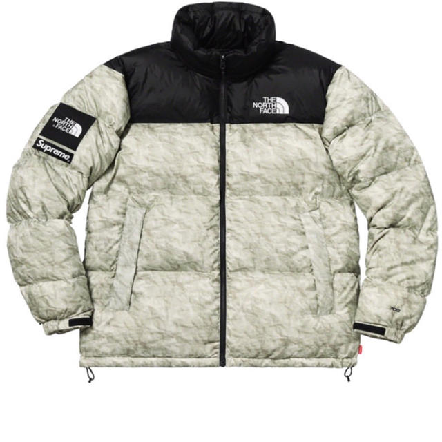 supreme North Face Paper Nuptse Mサイズ