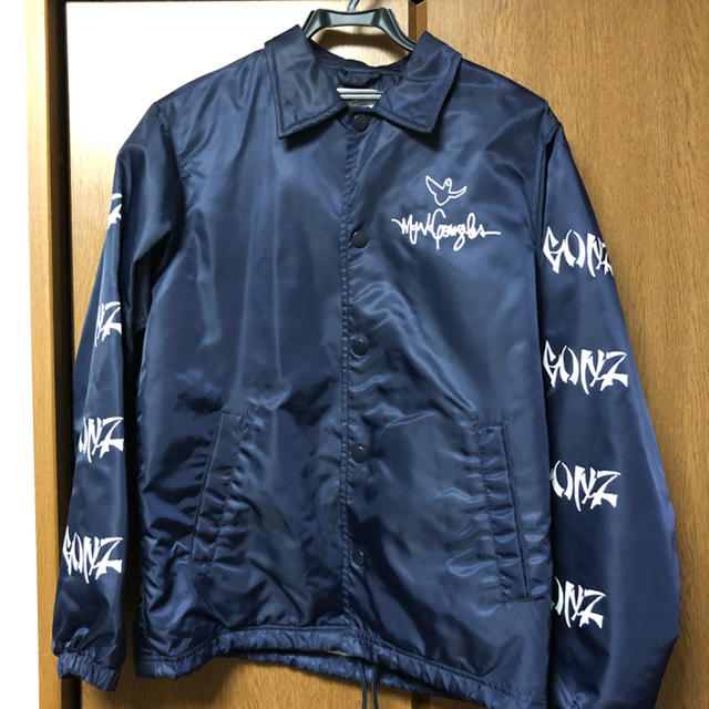 WEGO(ウィゴー)のwego×Mark Gonzales コラボコーチジャケット メンズのジャケット/アウター(ナイロンジャケット)の商品写真