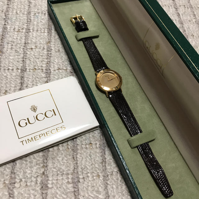 エルメスベルト 白 、 Gucci - 美品 GUCCIアンティーク時計の通販 by maccoy's shop