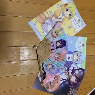 ご注文はうさぎですか？クリアファイル 扇子(キャラクターグッズ)