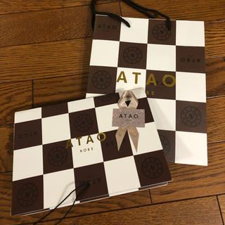 アタオ(ATAO)のArao ショップ袋 プレゼントBOX セット(ショップ袋)