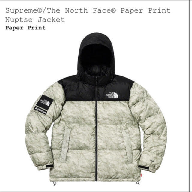 Supreme The North Face PaperPrint Nuptse