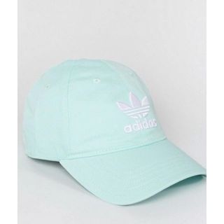 アディダス(adidas)の新品未使用 アディダス 可愛いミントグリーンキャップ(キャップ)