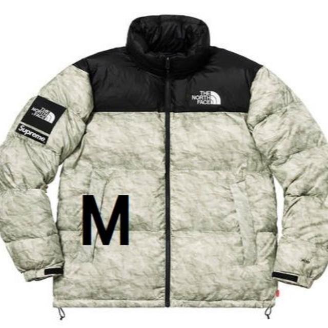 Supreme　Paper Print Nuptse Jacket