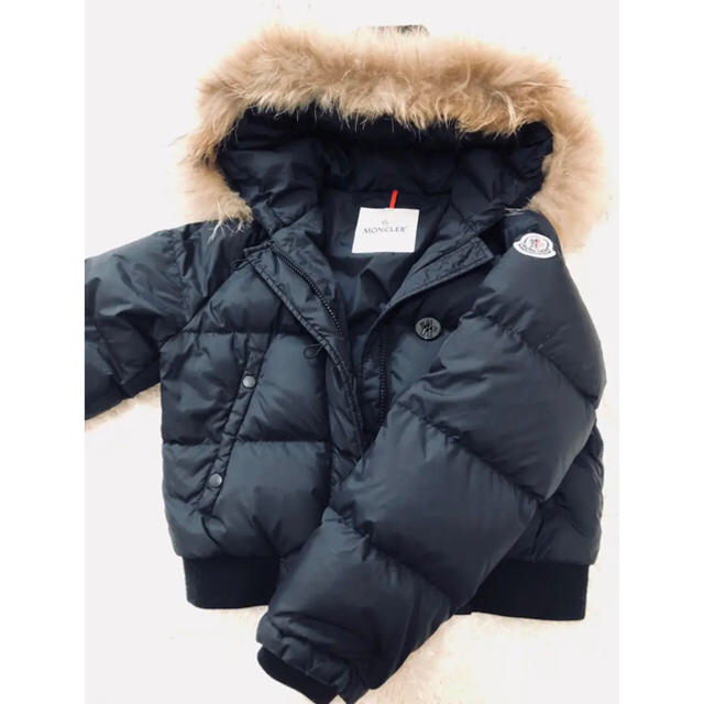 キッズ10A(大人女性00)モンクレールBADY FUR■新品■ファー付きダウン