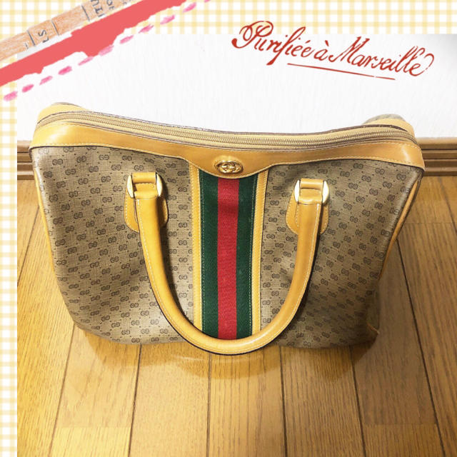 エルメス ベルト バッグ レプリカ | Gucci -  グッチ　昭和　ボストンバッグ　バッグ　レアの通販 by 再開！