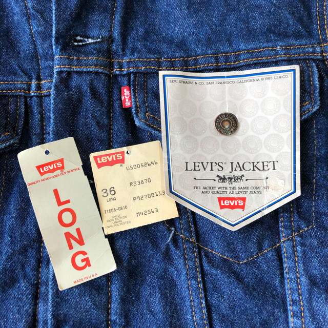 Levi's(リーバイス)のリーバイス デニムジャケット デッド 71506 ブランケット 36 メンズのジャケット/アウター(Gジャン/デニムジャケット)の商品写真