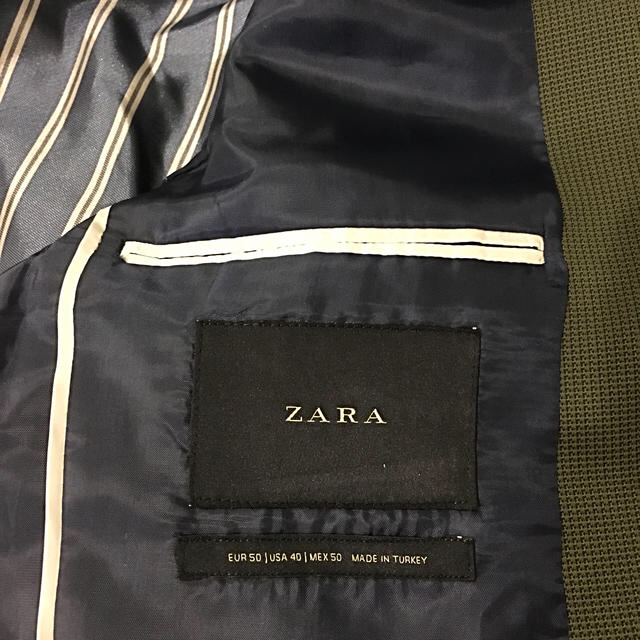 Zara Zara メンズジャケット サイズusa40の通販 By シギー S Shop ザラならラクマ