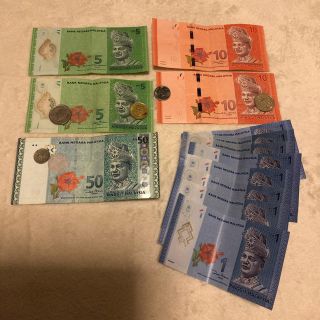 〔送料無料〕マレ-シア  リンギット&小銭 お金(貨幣)