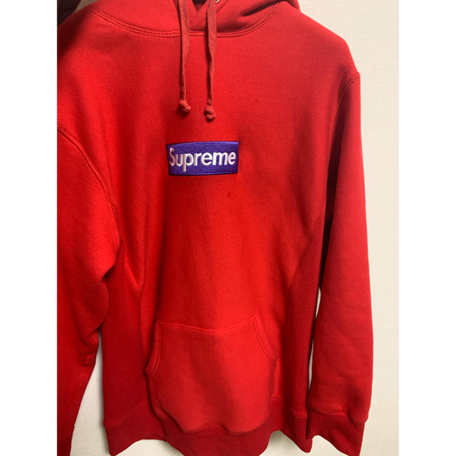 supreme BOXロゴ パーカー